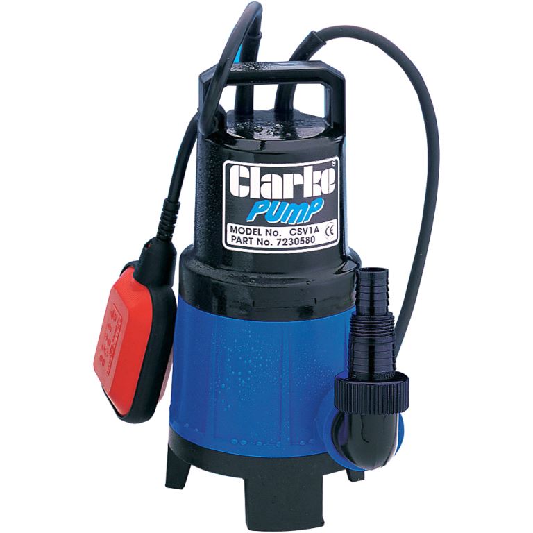 CLARKE 330W SUBMERSIBLE CLEAN & DIRTY WATER PUMP - CSV1A