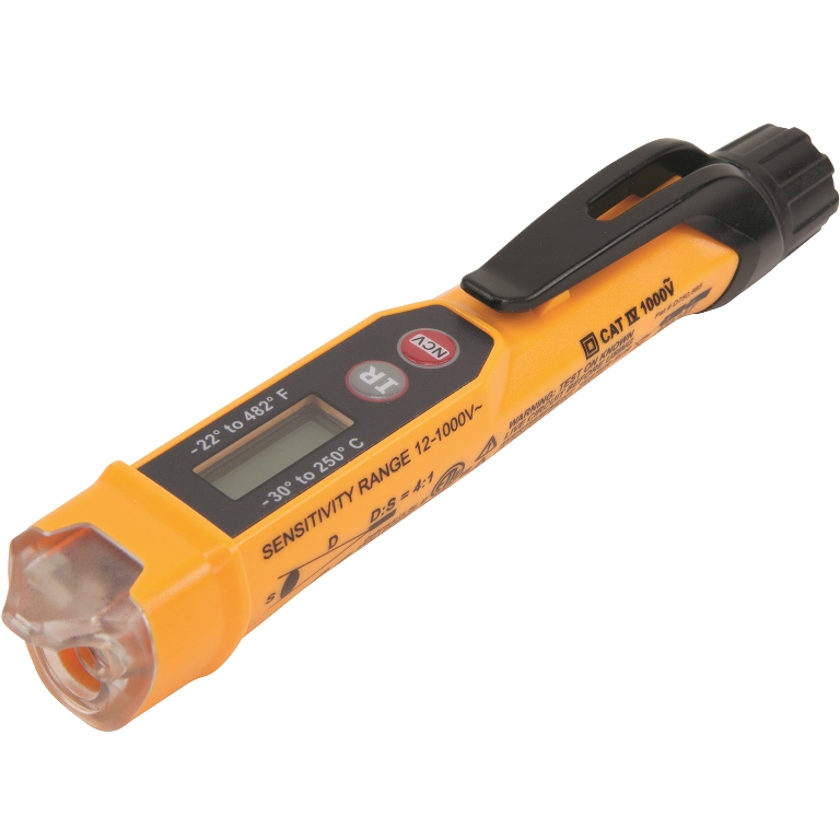 KLEIN TOOLS NON-CONTACT VOLTAGE TESTER IR THERMOMETER - NCVT-4IR