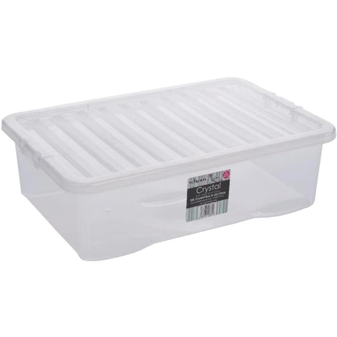 WHAM STORAGE BOXES WITH LIDS - CRYSTAL SERIES