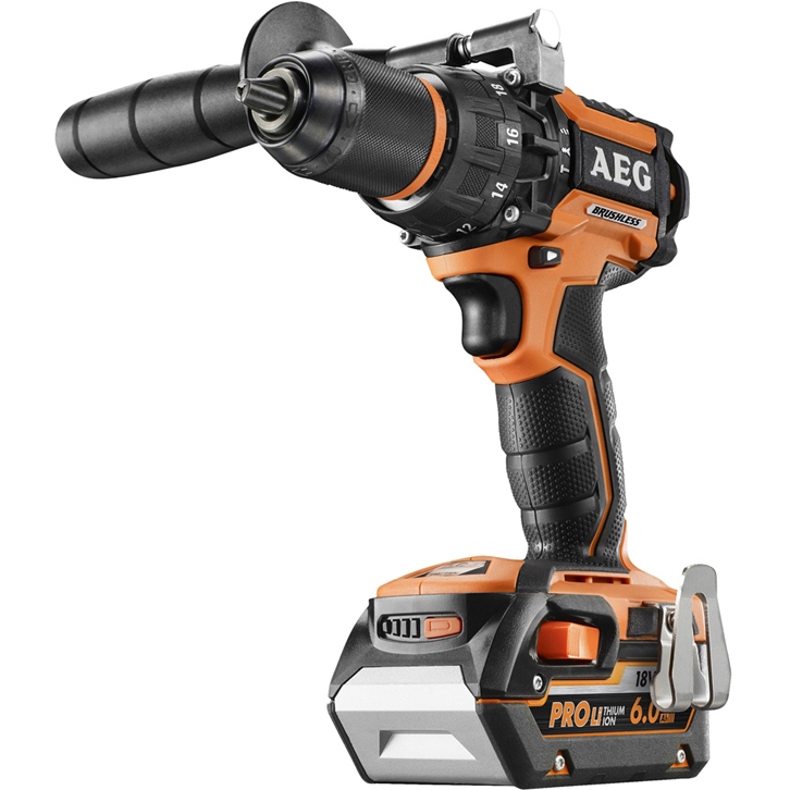 AEG POWER TOOLS 18V BRUSHLESS COMBI DRILL BSB 18 CBML כלי עבודה