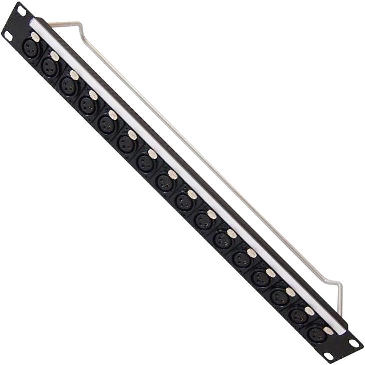 CLIFF ELECTRONIC COMPONENTS FEED THROUGH 1U PATCH PANELS