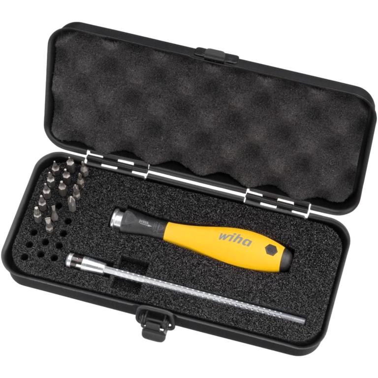 WIHA ESD SFAE SCREWDRIVER WITH INTERCHANGEABLE BLADE SET - 33503 SYSTEM 4