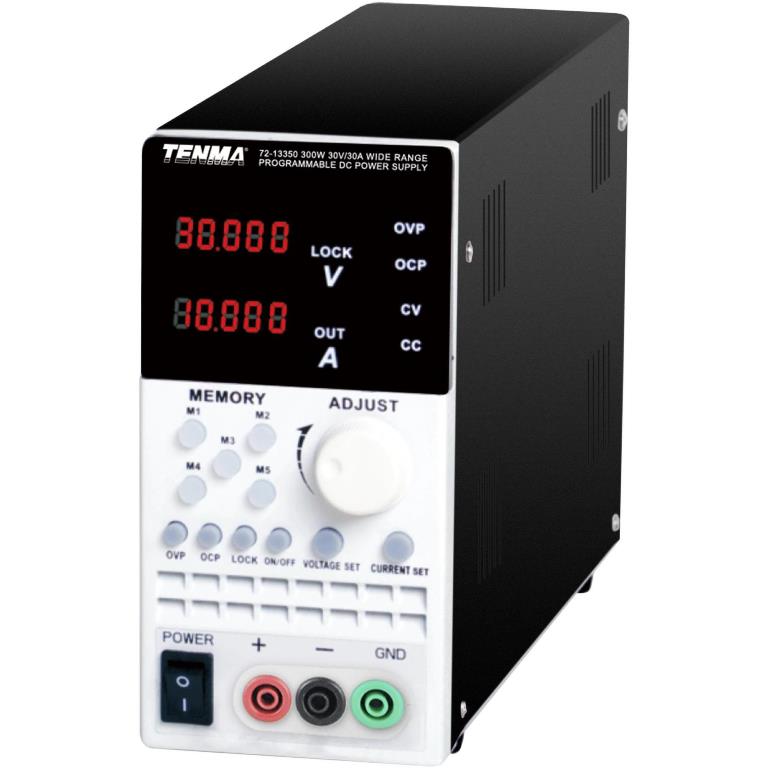 TENMA PROGRAMMABLE SINGLE OUTPUT BENCH POWER SUPPLY - 72-13350