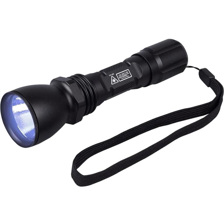 NIGHT SEARCHER RECHARGEABLE LIGHTWEIGHT UV LED TORCH - UV365