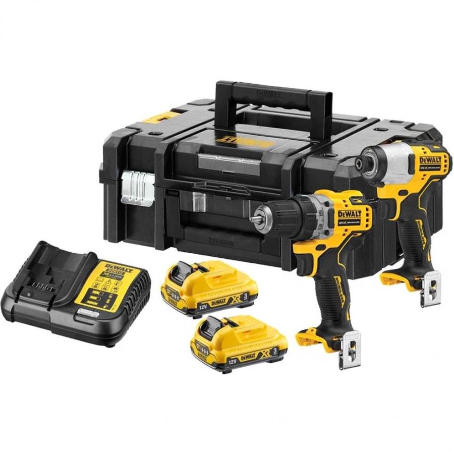 DEWALT 12V CORDLESS CORDLESS DRILL DRIVER & IMPACT DRIVER KIT