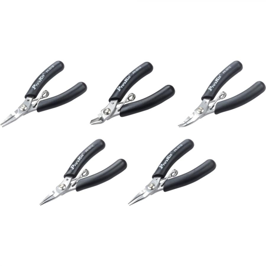 PROSKIT 5 PIECE MICRO PLIERS SET 1PK5015 כלי עבודה ידניים