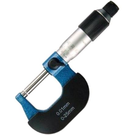 HITEC OUTSIDE MICROMETER WITH RACHET FRICTION THIMBLE
