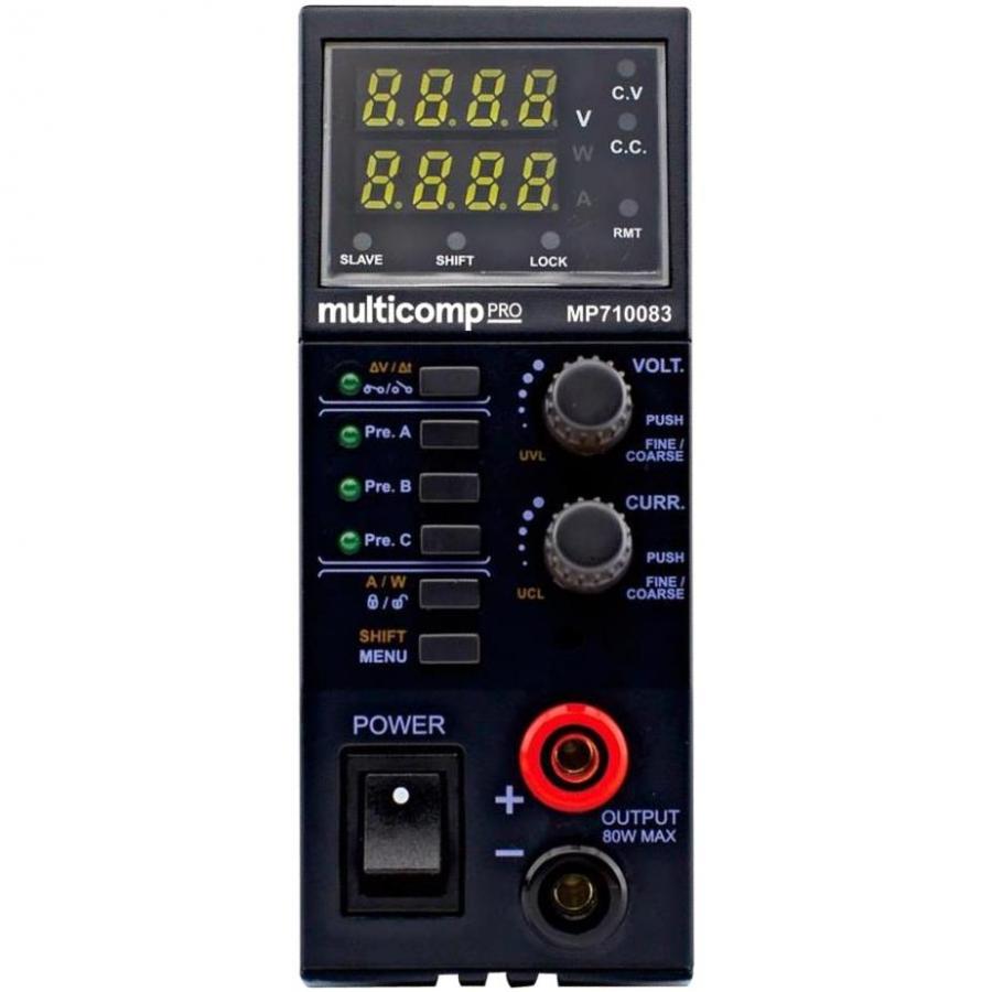 MULTICOMP PRO AUTO RANGE PROGRAMMABLE POWER SUPPLY - MP710083