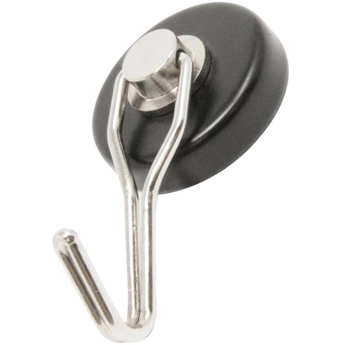ECLIPSE MAGNETICS RUBBER COATED NEODYMIUM POT MAGNETS WITH SWIVEL HOOK