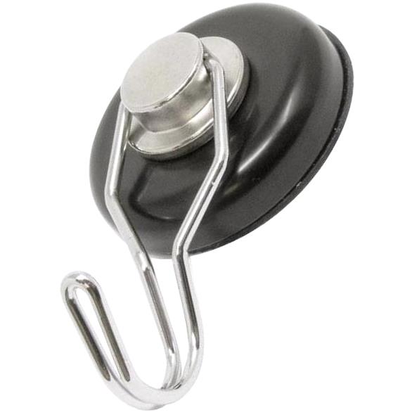 ECLIPSE MAGNETICS RUBBER COATED NEODYMIUM POT MAGNETS WITH SWIVEL HOOK