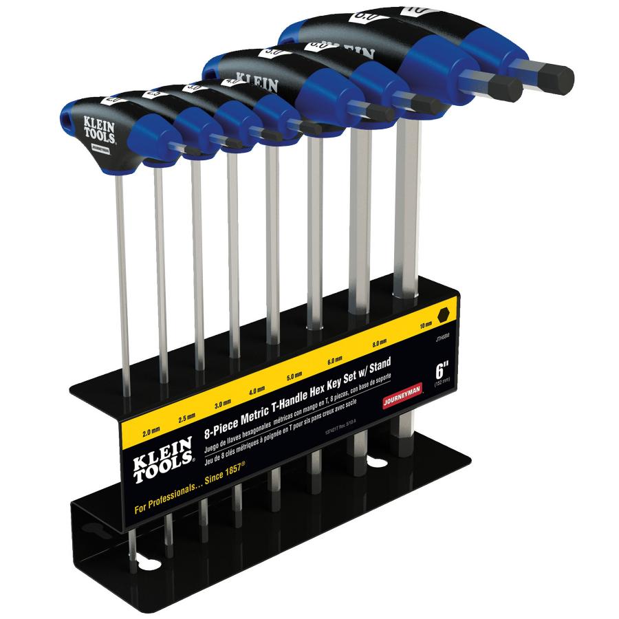 KLEIN TOOLS JOURNEYMAN SERIES HEX KEY SETS WITH STAND