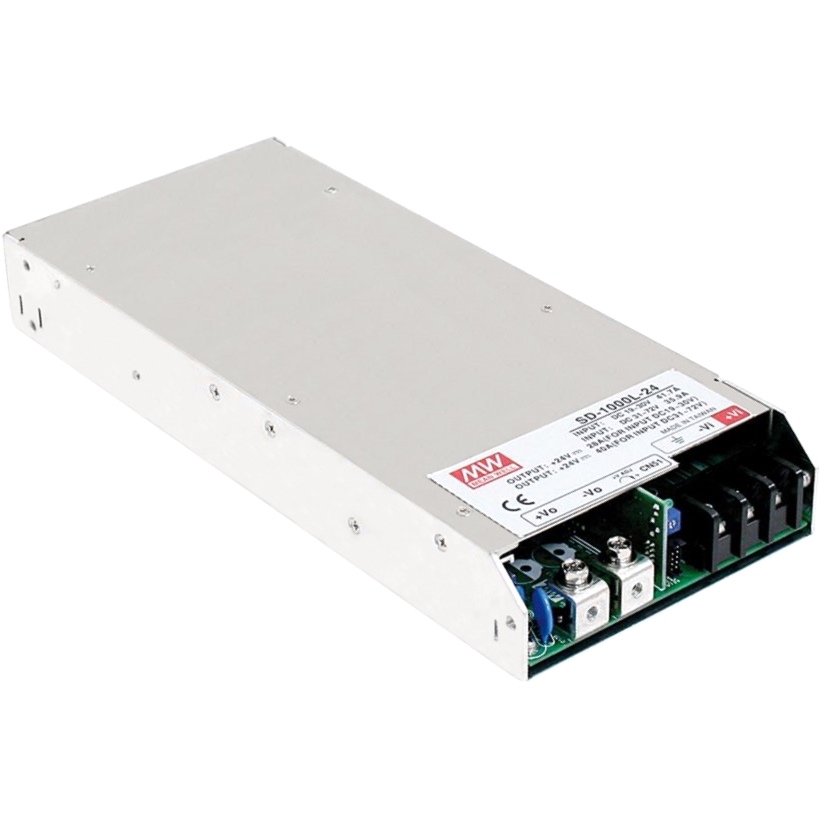 MEAN WELL ENCLOSED FRAME DC TO DC CONVERTERS - SD-1000 SERIES
