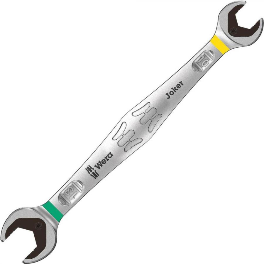 WERA PREMIUM QUALITY DOUBLE OPEN ENDED WRENCHES - JOKER 6002 SERIES