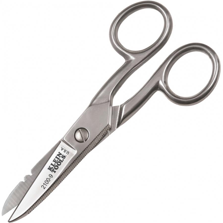 KLEIN TOOLS STAINLESS STEEL ELECTRICIAN SCISSORS - 2100-9