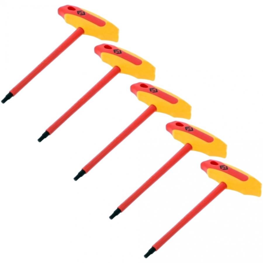 CK TOOLS T4422 SERIES INSULATED T HANDLE HEX KEYS