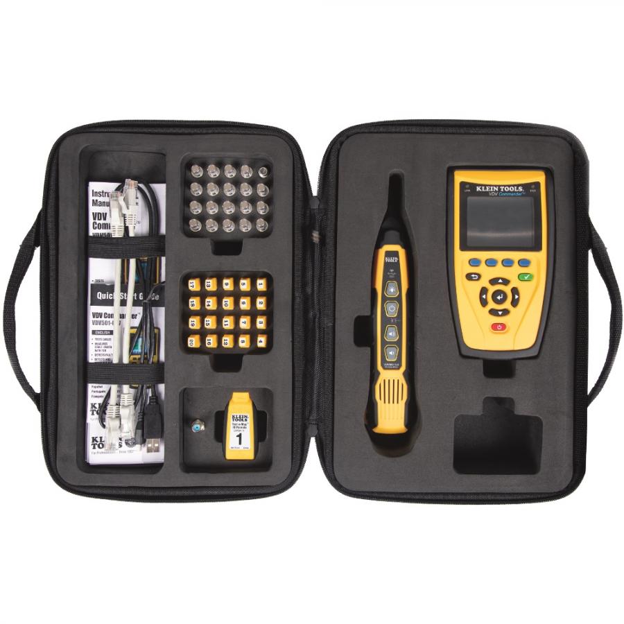 KLEIN TOOLS PROFESSIONAL NETWORK CABLE TESTER VDV501829 ציוד בדיקה