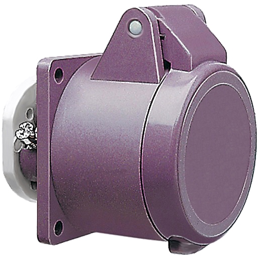 WALTHER ELECTRIC 24VAC 16A 2P VIOLET INDUSTRIAL POWER CONNECTORS