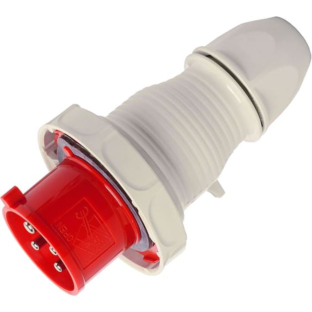 WALTHER ELECTRIC 400VAC 32A 3P+E RED INDUSTRIAL POWER CONNECTORS