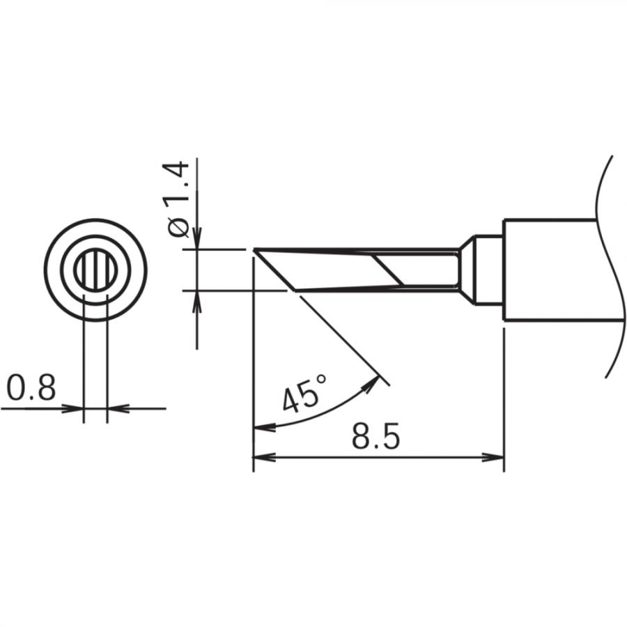 HAKKO T30 SERIES DESOLDERING TIPS מלחמים ותחנות הלחמה