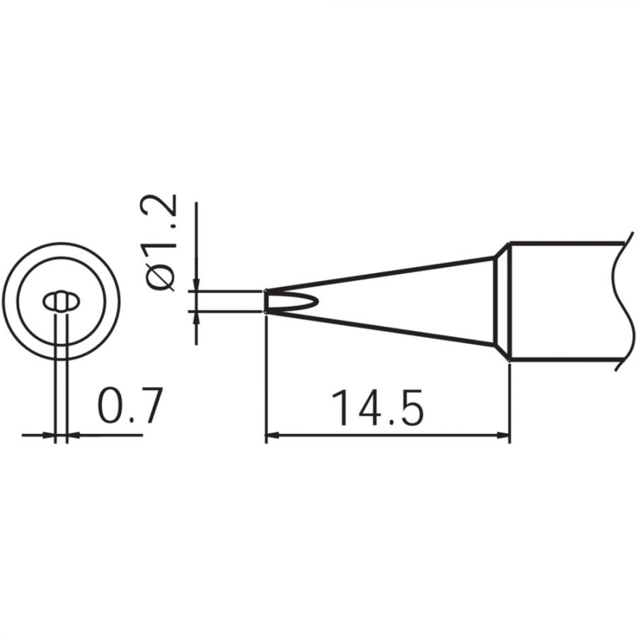 HAKKO T18 SERIES DESOLDERING TIPS מלחמים ותחנות הלחמה