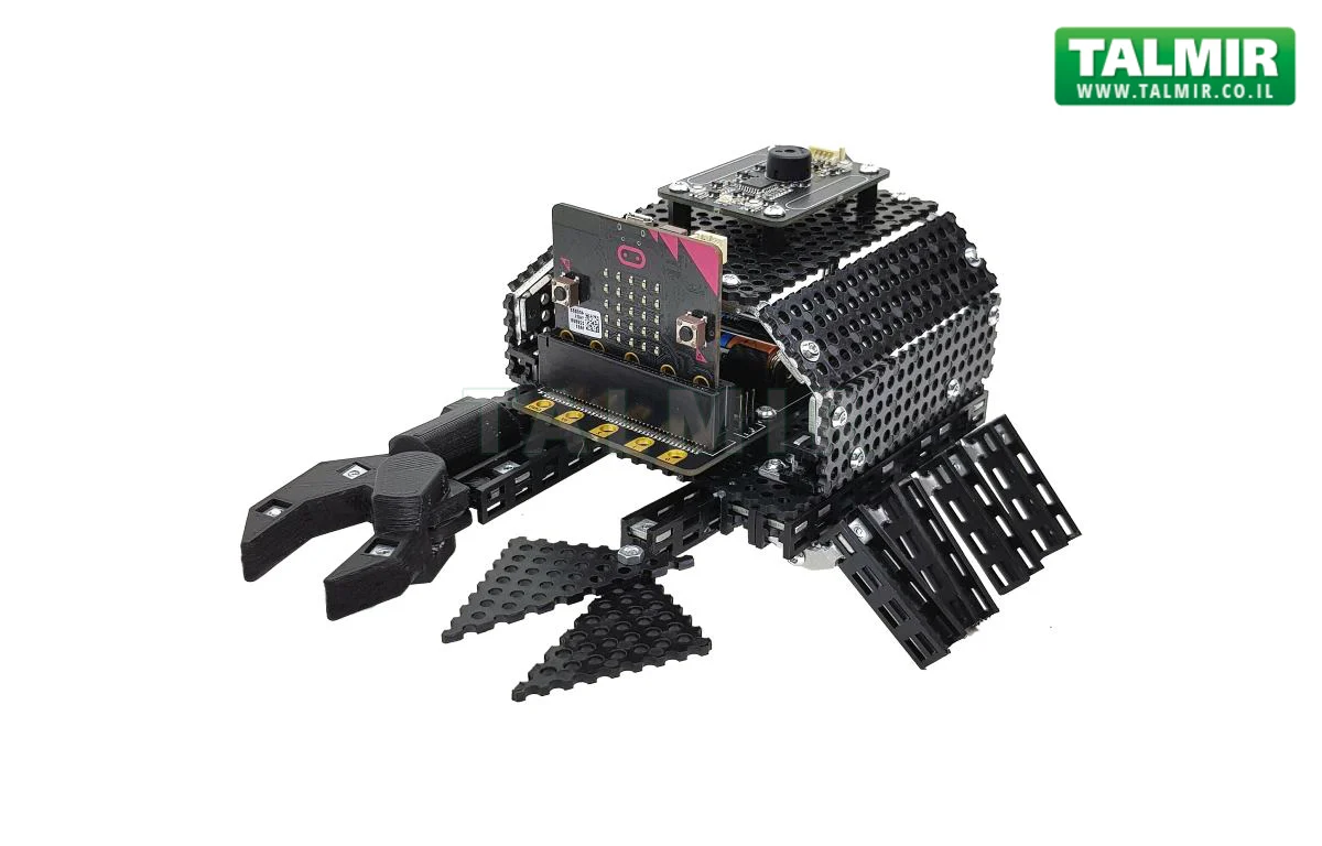 קיט פיתוח מבוסס BINARY BOTS - TOTEM CRAB - BBC MICRO:BIT - טלמיר אלקטרוניקה