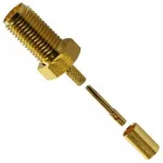 מחבר SMA - נקבה ללחיצה לכבל RG174