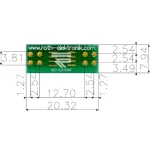 לוח מתאם לרכיבי SOIC-8 ~ DIP - SMD