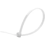 אזיקונים לבנים מפלסטיק - 200MM X 7.6MM