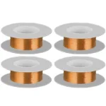 חבילת חוטי נחושת מצופים לכה - 0.15MM / 38SWG - בידוד שקוף