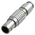 מחבר LEMO - זכר להלחמה לכבל - 5 מגעים - FGG.00.305.CLAD35