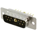 מחבר D-TYPE COMBO IP67 - זכר למעגל מודפס - 40A - DA-11W1