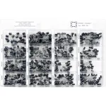 קיט קבלים אלקטרוליטיים - 16 ערכים - 655 יחידות - NOVA CCC-16