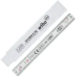 סרגל מתקפל מקצועי מפלסטיק - WIHA - 1000MM