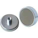 מגנט - FERRITE SHALLOW POT T/H - M4 - 7MM X 32MM