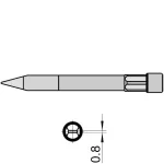ראש למלחם - WELLER THM B - 2.4MM CHISEL