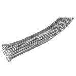 שרוול הגנה אפור מפוליאסטר לכבלים - 20MM ~ 40MM - גליל 10 מטר