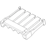 מעגן כבלים למחבר MOLEX - סדרת NANO-FIT - נקבה 2 מגעים