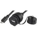 כבל 500MM - MICRO A(M) ~ A(F-P/M) - USB 2.0