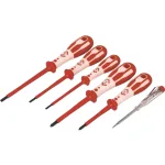 סט מברגים מבודדים (פוזידרייב+שטוח) - 6 יחידות - T49183P