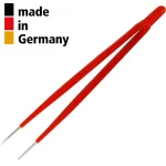 פינצטה מקצועית - 155MM - FINE HEAD - SERRATED TIPS