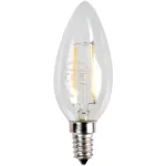 נורת WARM WHITE LED 2W - הברגה E14 - עדשת נר FILAMENT