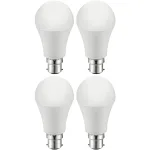 רביעיית נורות DAYLIGHT LED 11W - חיבור B22 - עדשה חלבית