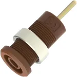 שקע בננה 4MM להברגה לפנל - בידוד חום - TENMA 72-14194