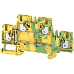 מחבר טרמינל בלוק לפס דין - 4WAY , 2.5MM² , 300A , 800V , YL/GN