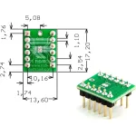 לוח מתאם לרכיבי DFN-12 ~ DIP - SMD