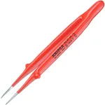 פינצטה מקצועית מבודדת - KNIPEX 92 27 62 - STRAIGHT