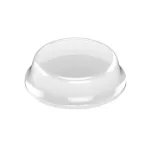 רגליות גומי שקופות נדבקות - פרופיל עגול - 12.7X6.4 מ