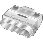 מחברים לחיבור חוטים - HELACON HCPM-4 - ארבעה מגעים