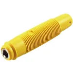 שקע בננה 4MM לכבל - צהוב