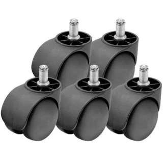 סט 5 גלגלים לכסאות מעבדה אנטי סטטיים MULTICOMP